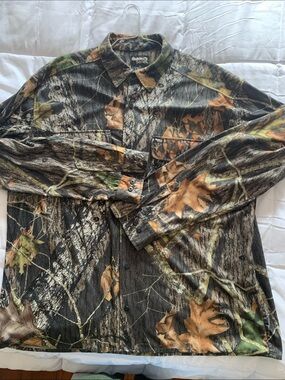 Guide Series Camouflage Button-Up Shirt - Brown/Green Men’s XL long Sleeve